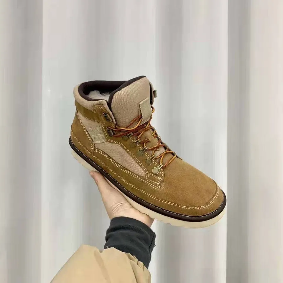 Autumn/winter men warm climbing hiking bicycle sports wear-resistant Fashion Winter Snow Boots designed for men