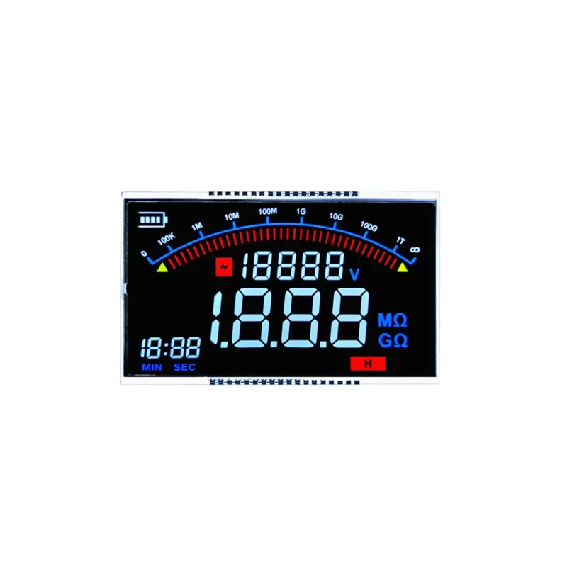Custom Shape VA STN TN HTN Motorcycle Car Speedometer Instrument Dashboard Cluster Segment Graphic Monochrome LCD Display