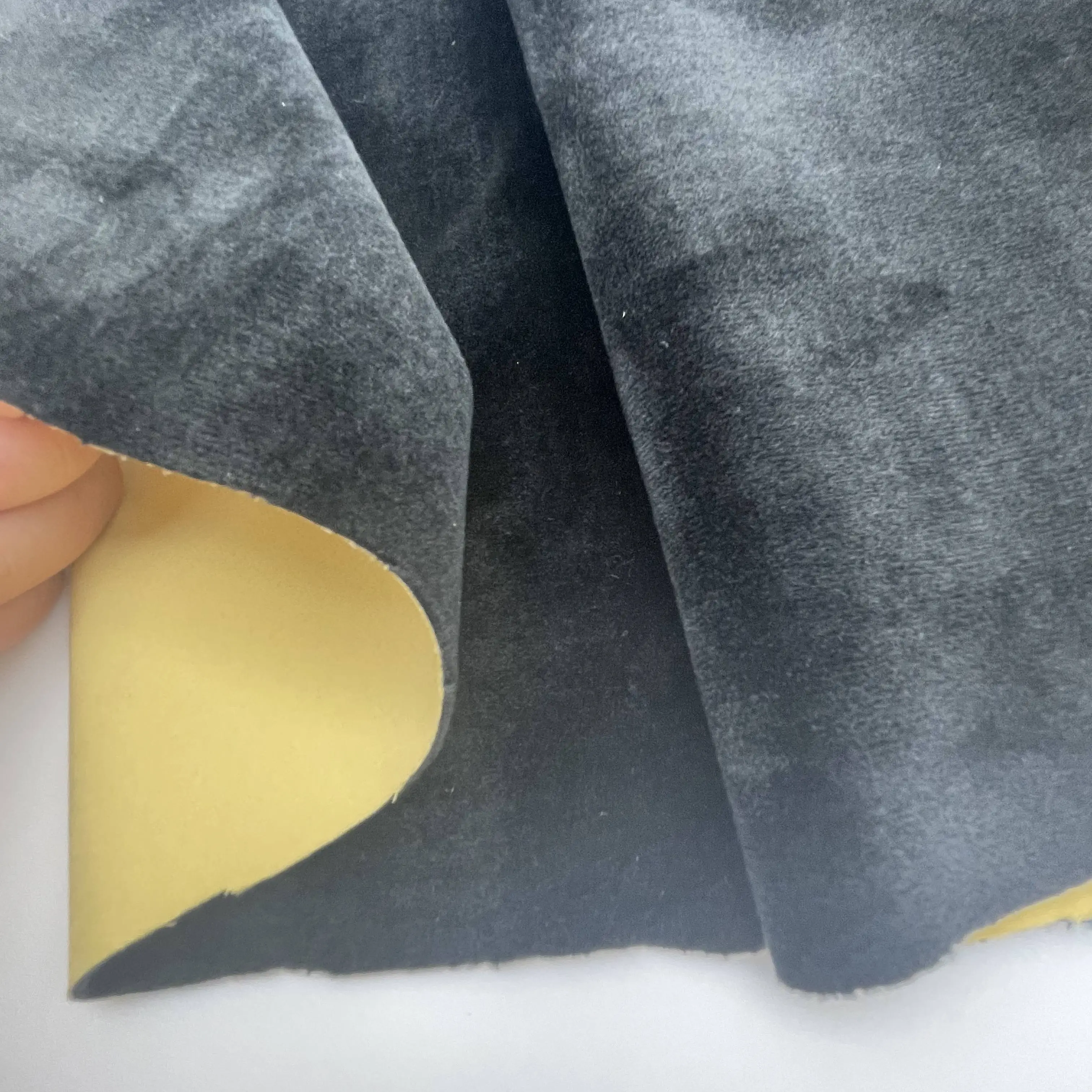 soft shell tricot fabric polar fleece bonded fabric three in one laminated coral fleece bonded sponge fabric OEM can customize