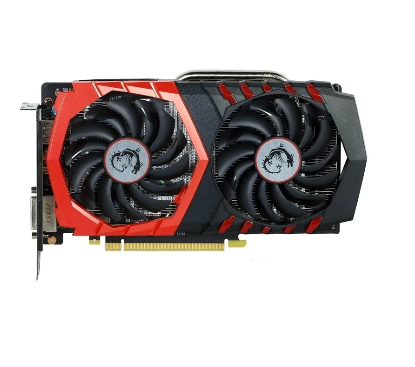 Gaming Enthusiast Overclocking MSI GTX 1050TI 4GB 128Bit GDDR5 Used Graphic Cards