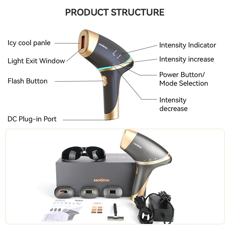 Ipl Laser Hair Removal Device With Cooling Machine Hand Held Ipl Laser Hair Removal Instrument For Rejuvenation