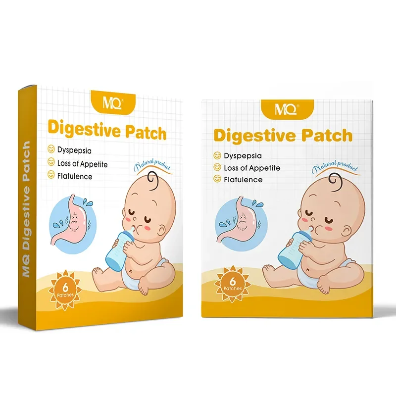 6 pieces per box Digestive Patch 100% Chinese herbal for regulating the spleen and stomach baby kids Digestive Patch