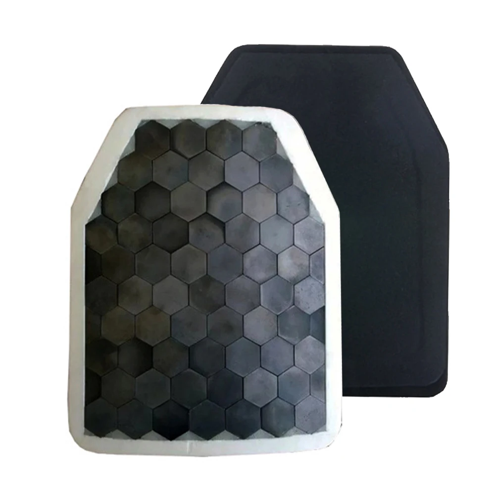 Harder and lighter silicon carbide ceramic plate for tactical vest professional personal protection equipment
