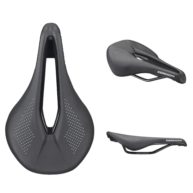 KEREACHY Mountain Road Bike Hollow Saddle Ultra Light Ventilated Bicycle Saddle Cushion MTB Bicycle Seat Cushion