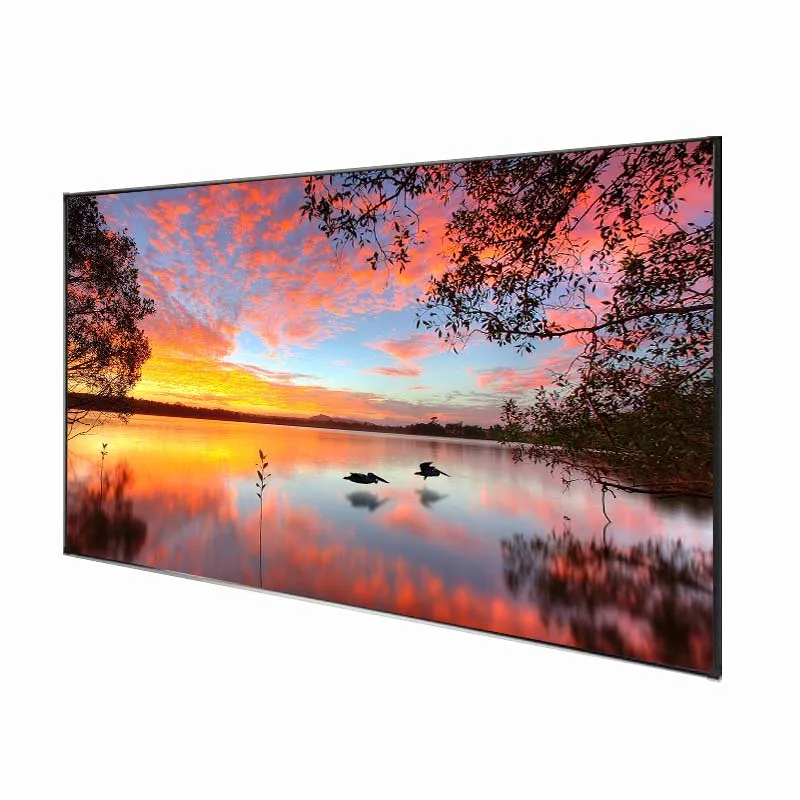 110inch  Ambient  Light Rejecting Projector Screen ALR Soft PVC  Fabric Material  Long Throw, Fixed Frame Projection Screen