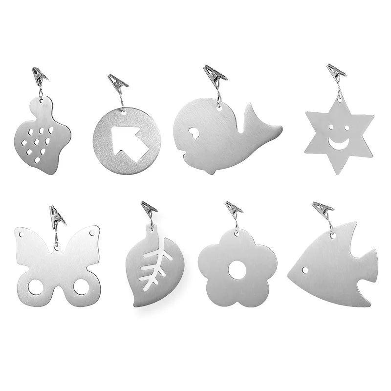 Manjia Tablecloth Weights on Clip Hangers, Pendant Tablecloth Weights kit with Colourful Butterfly Shape with Metal Table Clip