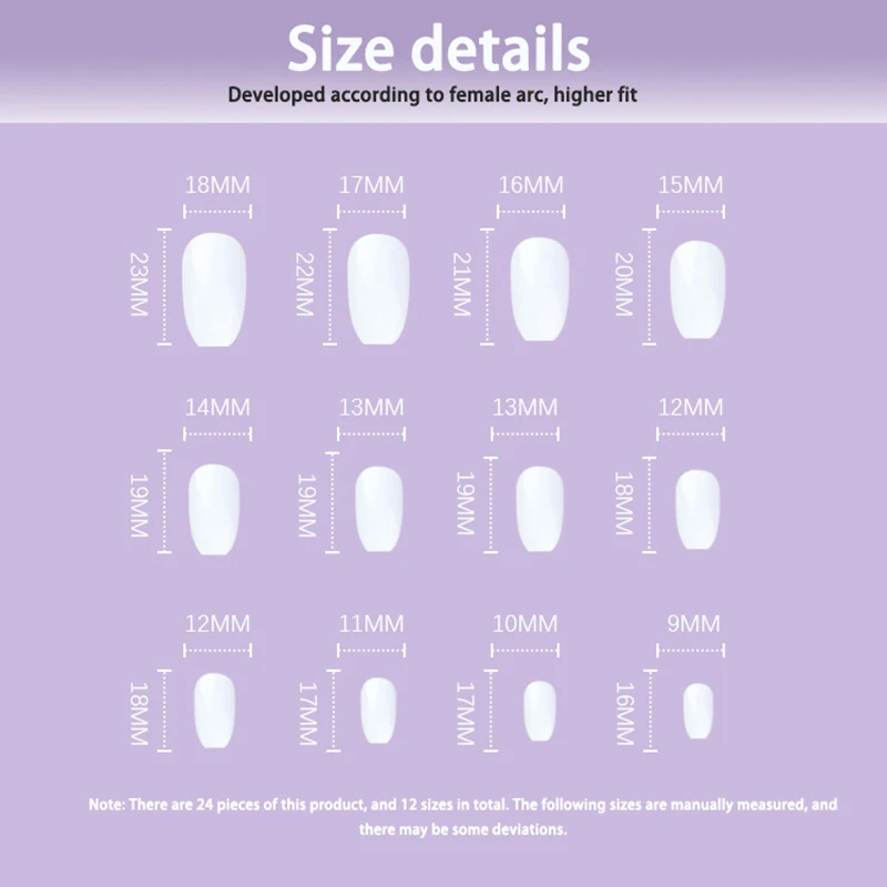 Fast Shipping Full Cover  Press On Nails Tips High Quality New Colours Fake Nails