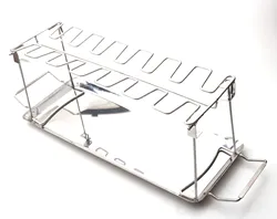 Stainless Steel Chicken Barbecue Grill Barbecue Grill Grill Chicken Tray Barbecue Drying Net Rack Plate Kitchen Utility Tool