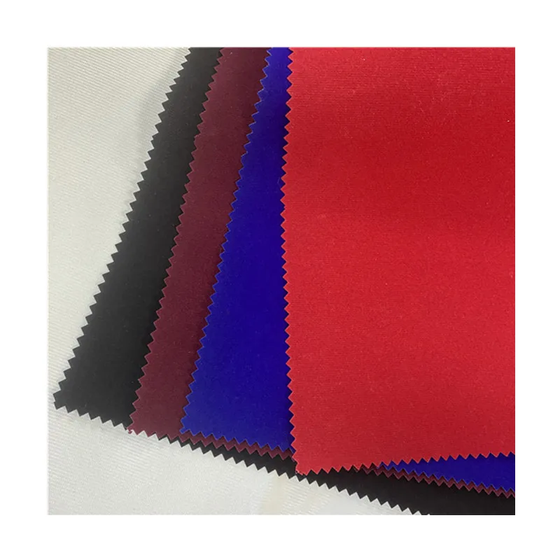 Factory Direct Sale Cheap Price  54inch 100%Rayon 110gsm Tricot Flocking Velvet Fabric use for packing