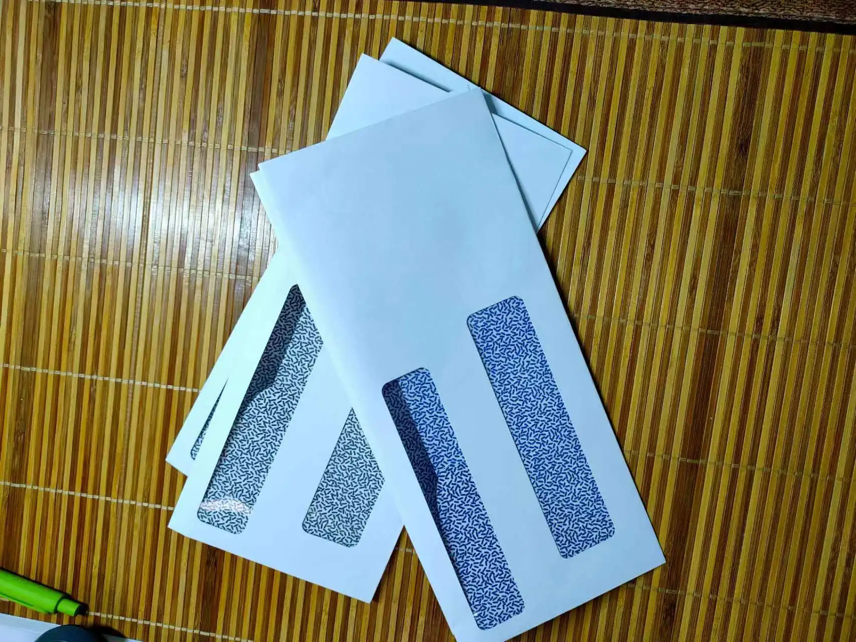 Custom color #9 personalized envelopes office supplies envelopes paper envelope with window