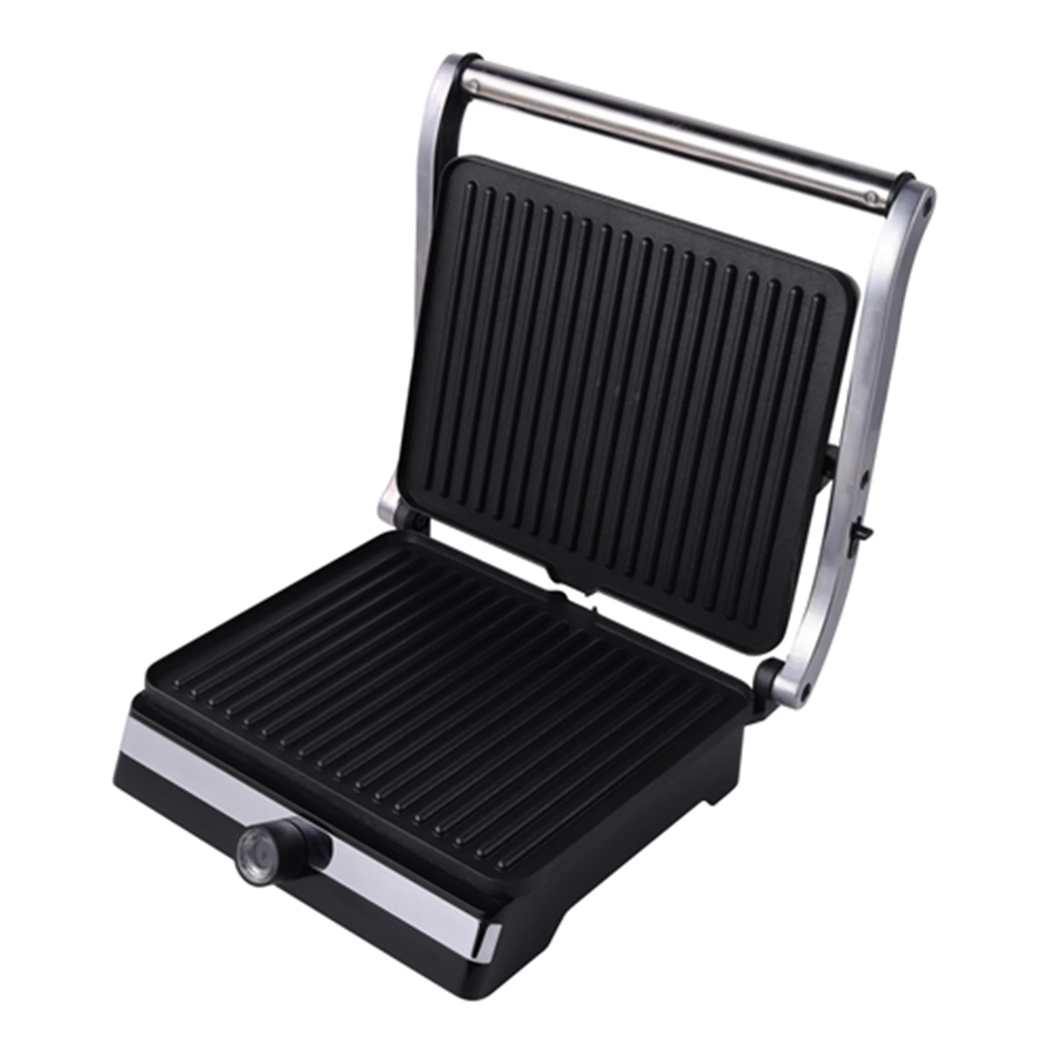 Mini foldable commercial household press grill desktop electric healthy grill teppanyaki sandwich grill