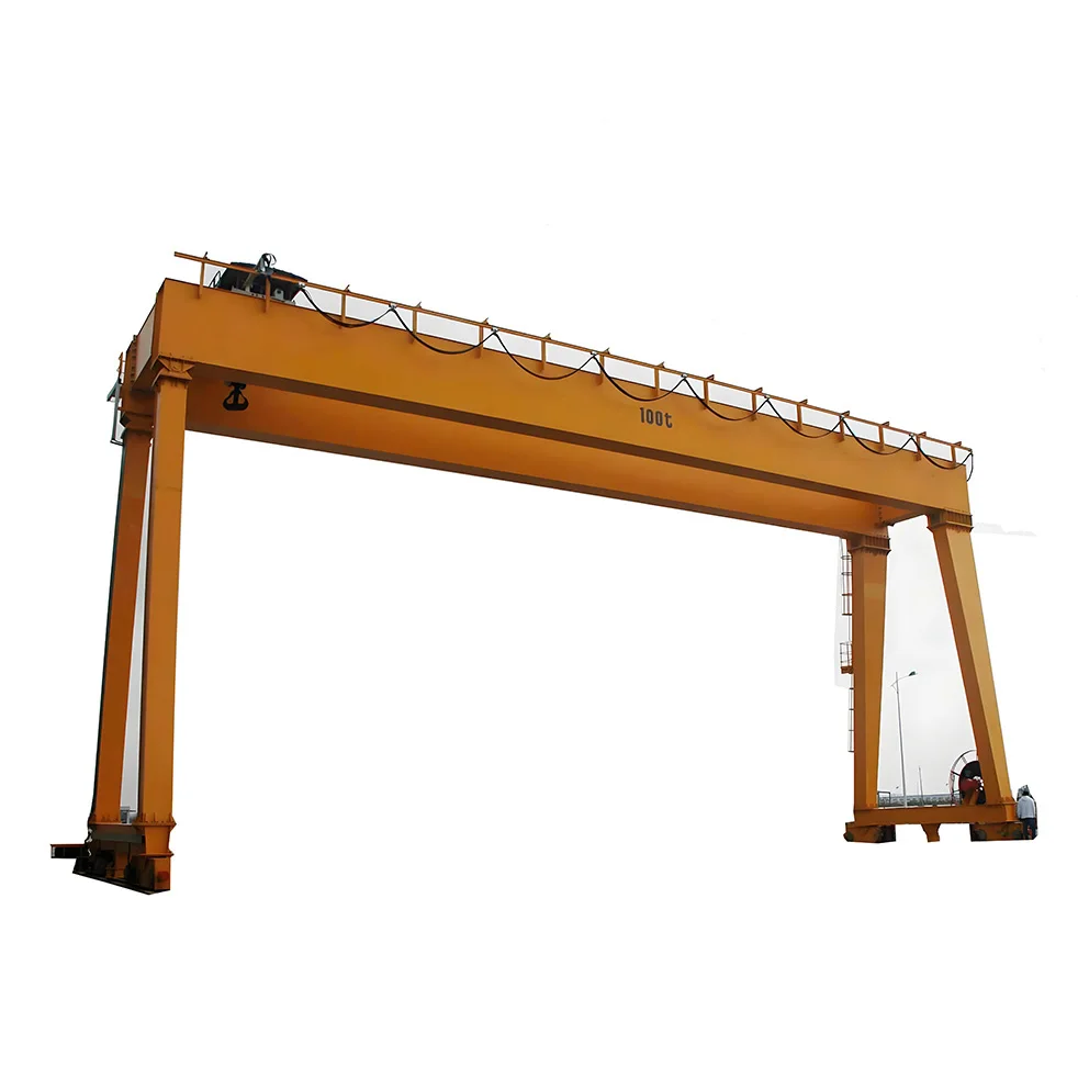 Out door Heavy duty single double girder rope hoist  Goliath Gantry Crane 5 ton 10 ton 15 ton 20 ton 30 ton