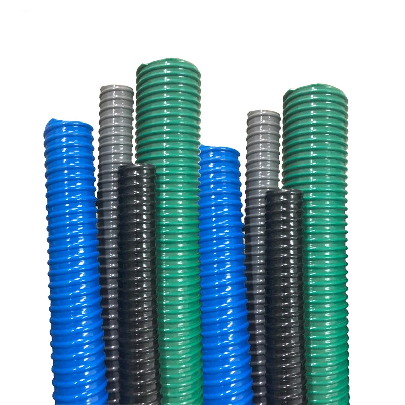 Factory direct suction hose ribbed type corrugated plastic hose sand suction pipe pvc spiral with sale price