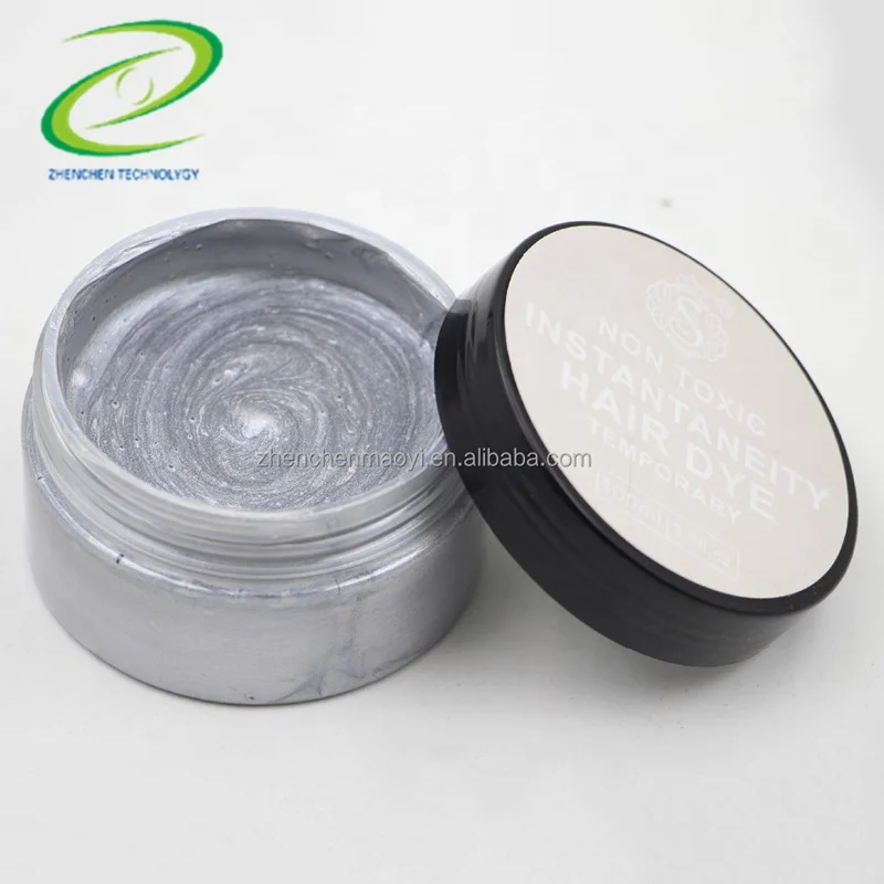 Fashional disposable temporary hair dye in cans blue organic hair dye cream easy use