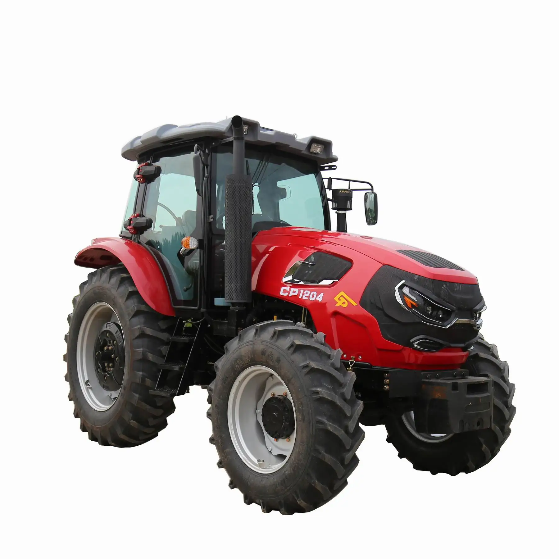 chinese 4x4 farm equipment 120HP 100HP tractor with tiller agricultural price for sale in occasion