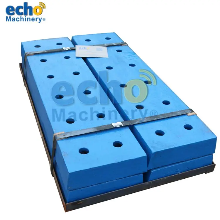 McCloskey i54 impact crusher parts hard alloy apron plate Hardox 500 impact plates