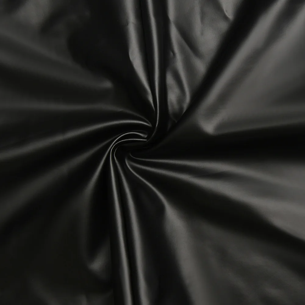 Wholesale autumn new PU leather dress street photo hot girls tight sexy back hanging neck dresses women lady elegant