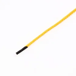 Factory customization 5mm gold rope handle PP/ Polyester braided cord paper bag handle