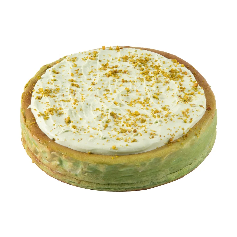 Small MOQ Wholesale High quality Finished Cheesecake Pistachio Basque Appetizer Cheesecake Nuts with Fast Delivery Rich Flavor
