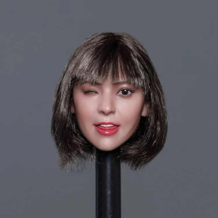 
1/6 bjd Doll model Cute expression beauty head statues toy doll accessories 