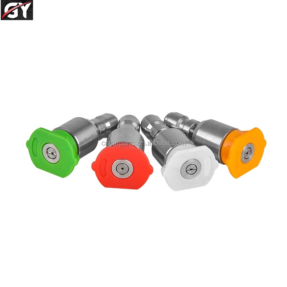 1/4 female brass plastic flat fan shaped adjustable high pressure water spray nozzle for power jet cleaner water gun