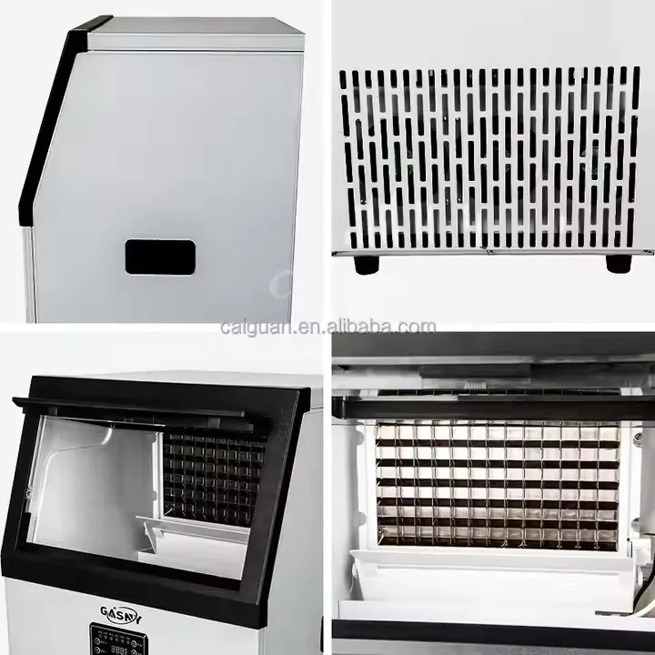 Commercial Electric Ice Maker 25-30kgs/24h 220v for Shop Bar Household and Hotel Use