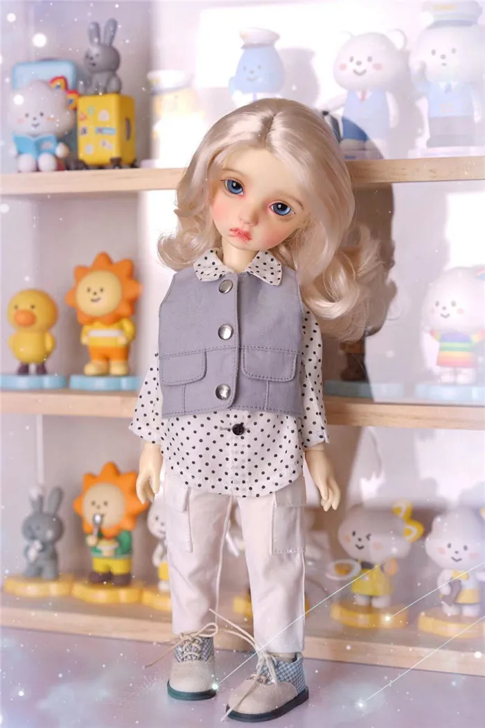 Одежда BJDdoll 6 точек шляпа YOSD куртка штаны для кукол костюмы