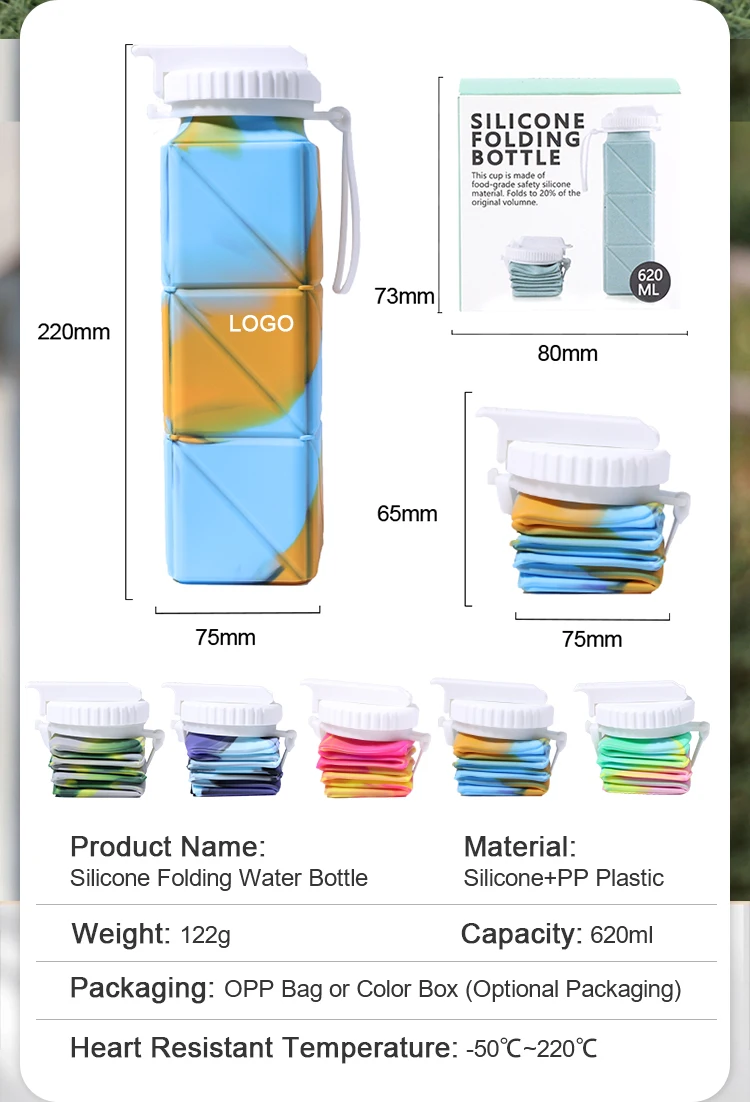 Cheap Price Bpa Free Silicone Foldable Travel Sports Water Bottle Cup Collapsible Water Bottle Silicon For Gym