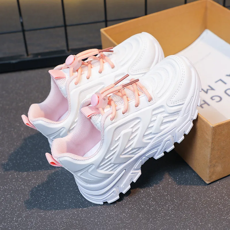 Wholesale Kids Sports Casual Shoes Children Student Tennis Running Walking Shoes Fashion Breathable Sneakers for Boys and Girls