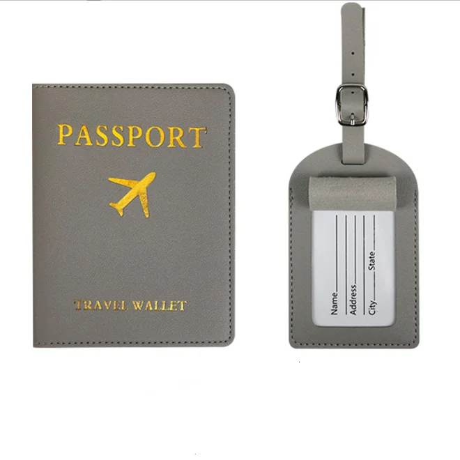 Manufacture Wholesale RFID Blocking Leather Passport Cover Bifold Wallet Genuine Leather Passport Holder