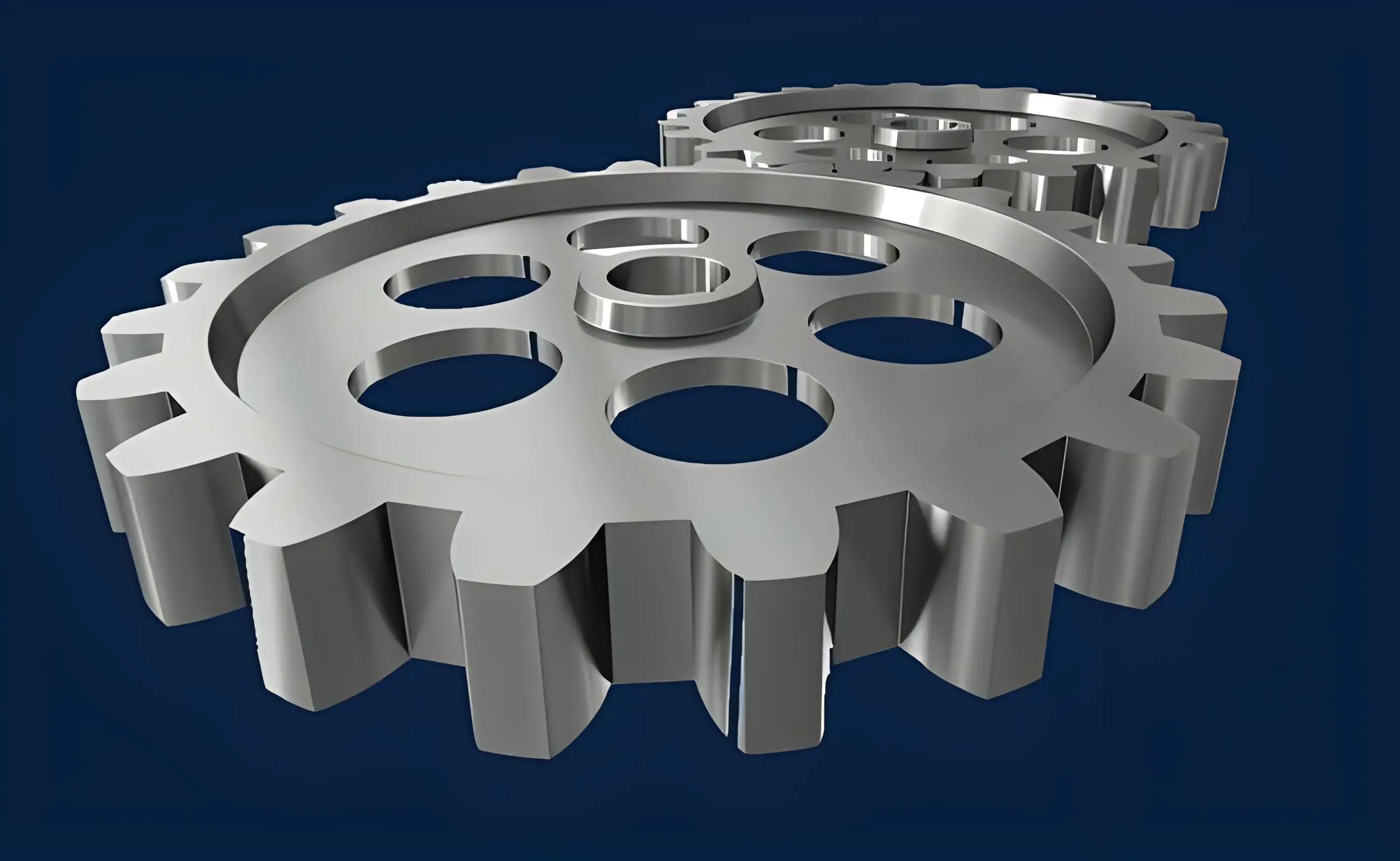 2024 Заводская индивидуальная Высококачественная кованая сталь 42crmo4 трехслойная большая звездочка