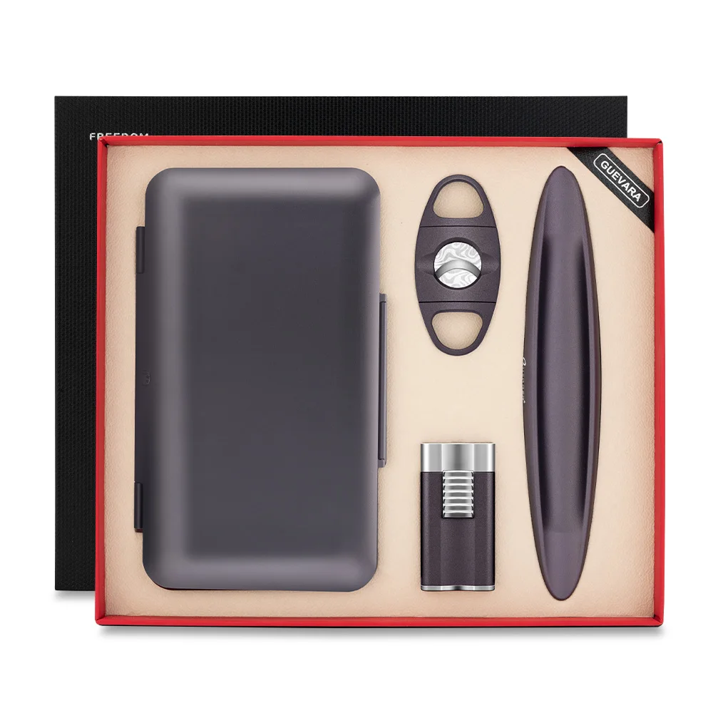 Портативная увлажняющая коробка для сигар 4 шт.