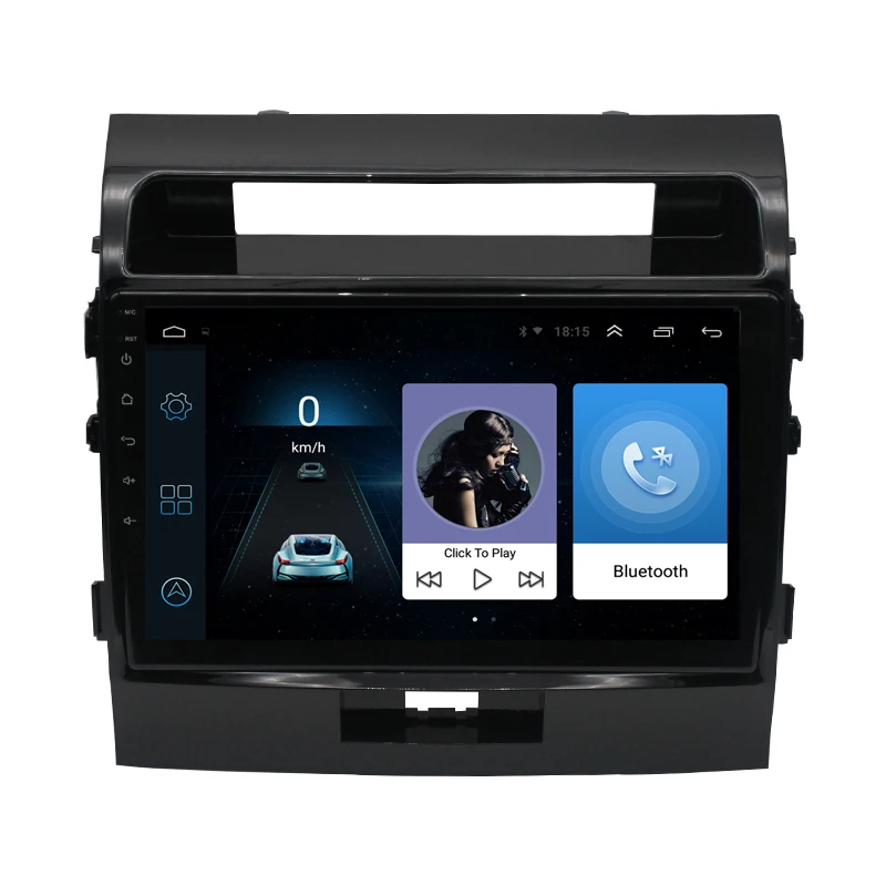 Car Dashboard Head Unit Gps Navigation Dvd Player Android Audio Radio For Toyota Land Cruiser Lc 200 Series 2007-2015