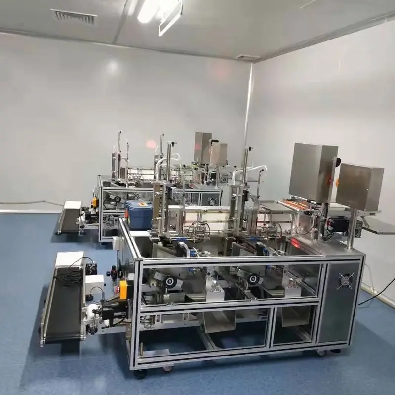 camera drape folding machine z label fold wrapping cloth machine