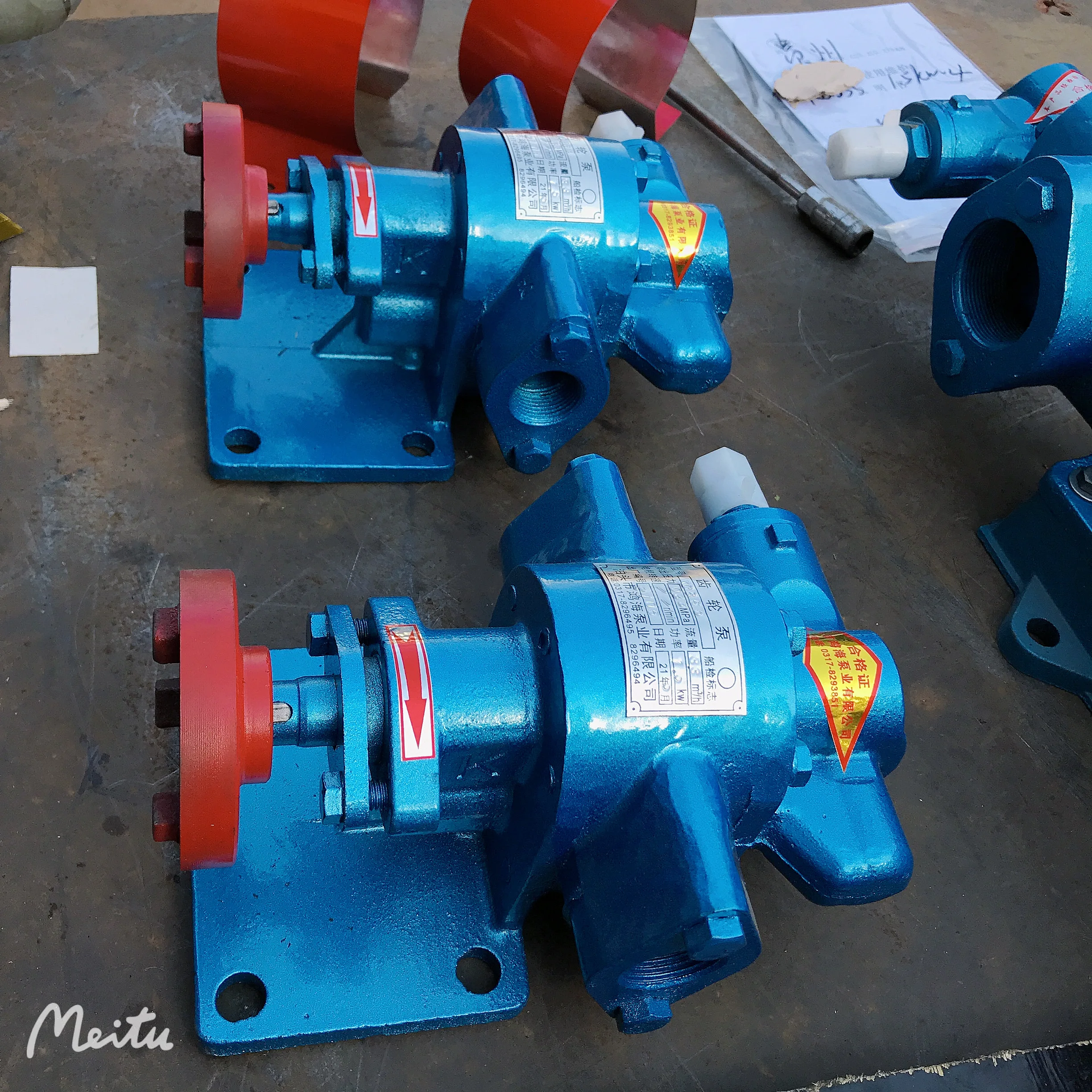 Oil Transfer Pump KCB - 18.3 KCB-33.3 KCB-55 Low Pressure Gear pump with copper wheel ss304 316 wheel