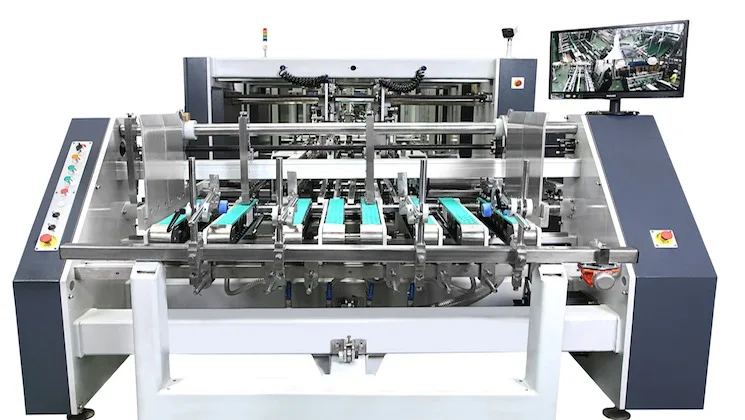 Hot sale factory direct full automatic folder gluer folding carton gluing machine folder&gluer