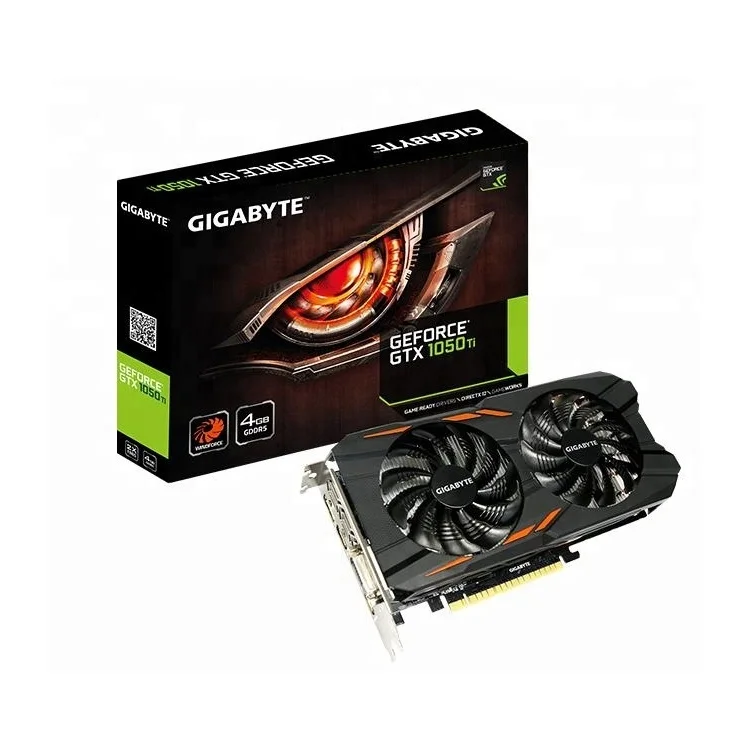  GIGABYTE NVIDIA GTX 1050 Ti G1 Gaming 4G GDDR5 128 bit 7008 MHz Desktop Graphics Card