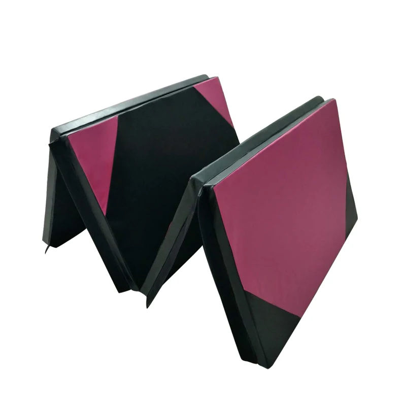 
Custom printed natural rubber outdoor foldable folding gym flooring mat 