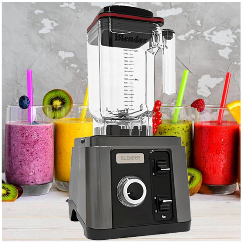 Многофункциональная машина для смузи 2 в 1 мощная электрическая Коммерческая соковыжималка фруктов Миксер продуктов блендер