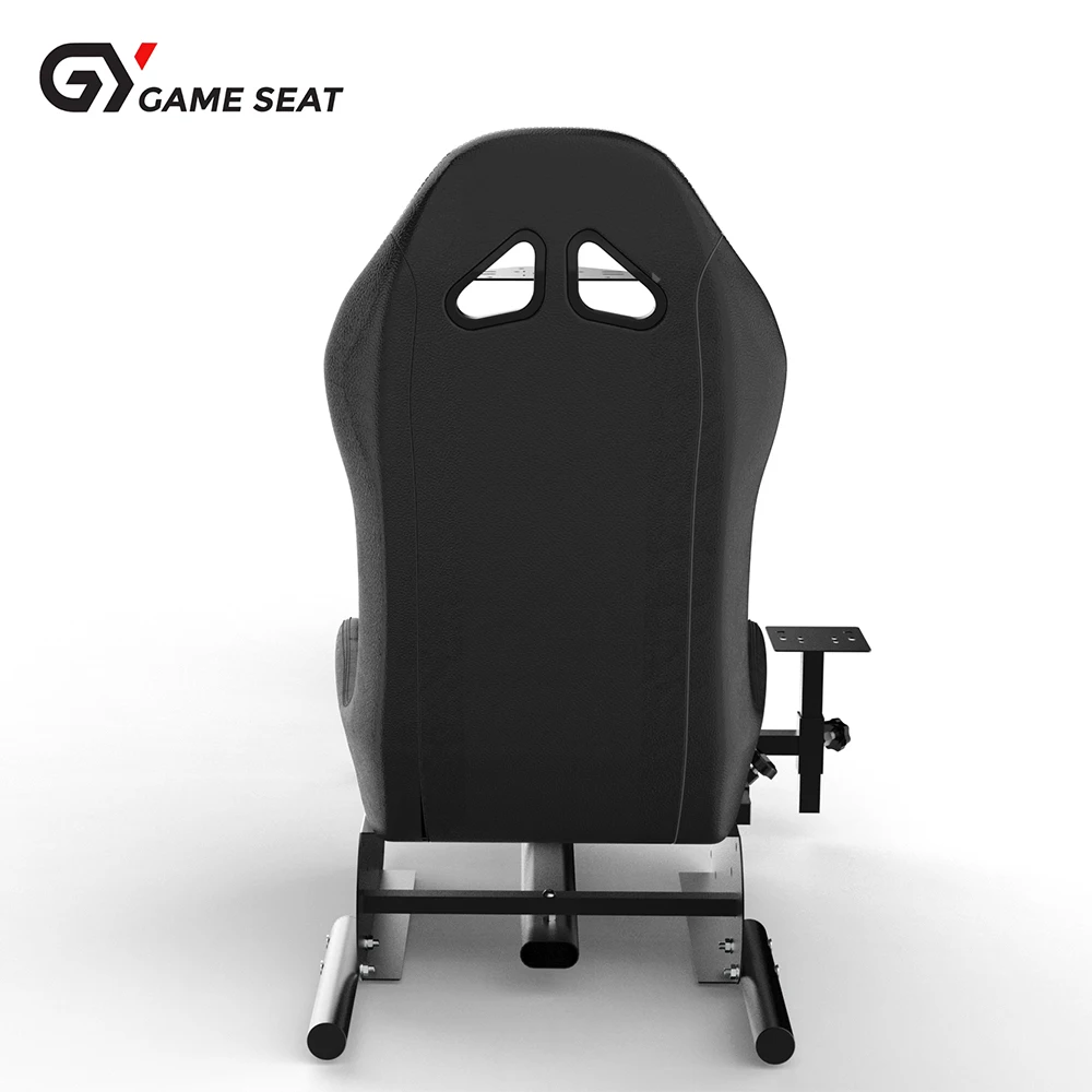 GY022 High Quality Sport Seat Foldable Car Sim Racing Seats Simulator Chair With Gaming Steering Wheel Stand