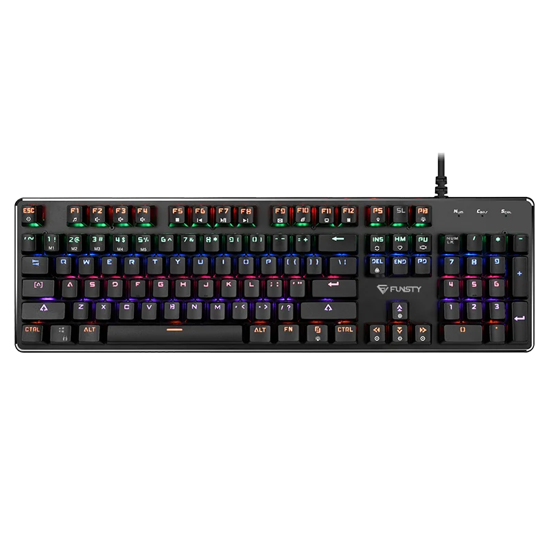 New Mechanical Feeling Keyboard Wired Backlight Usb Computer Accessories Colorful 104 Keys Multi-function Game Keyboard