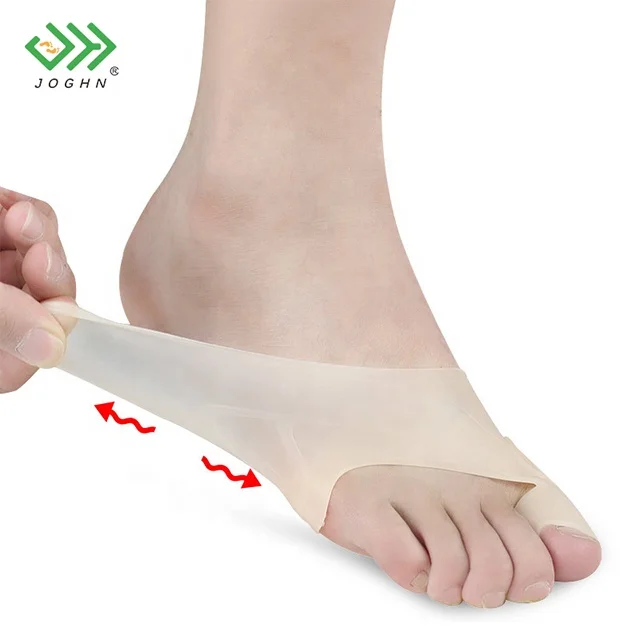 JOGHN Splitter Toe Separator Gel Foot Bunion Corrector Pedicure Sock Unisex Silicone Sebs Toe Separator Individual Silicon