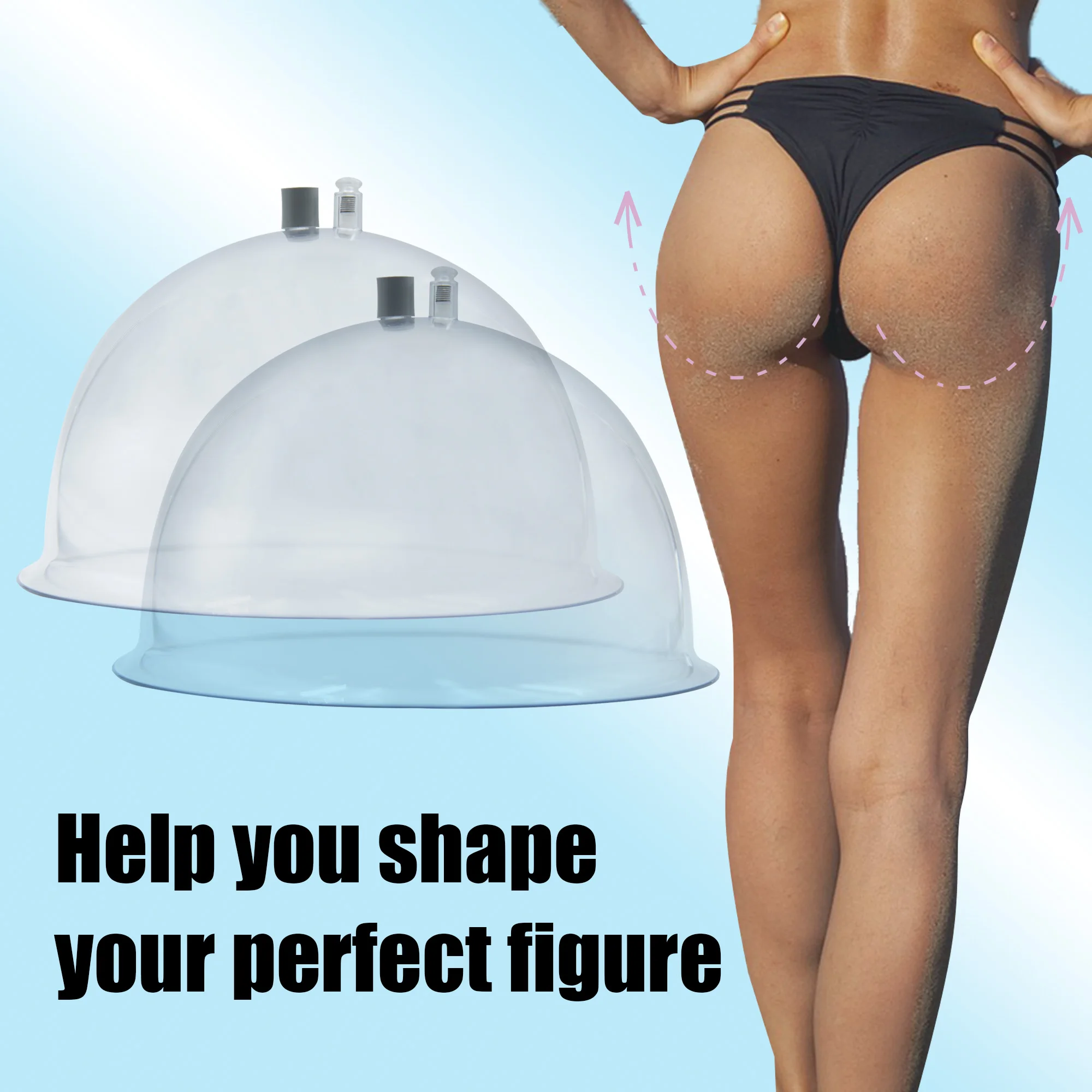 Breast Vacuum Cupping Enlargement Colombian Massager Machine Vaccum Therapy Butt Lift Machine