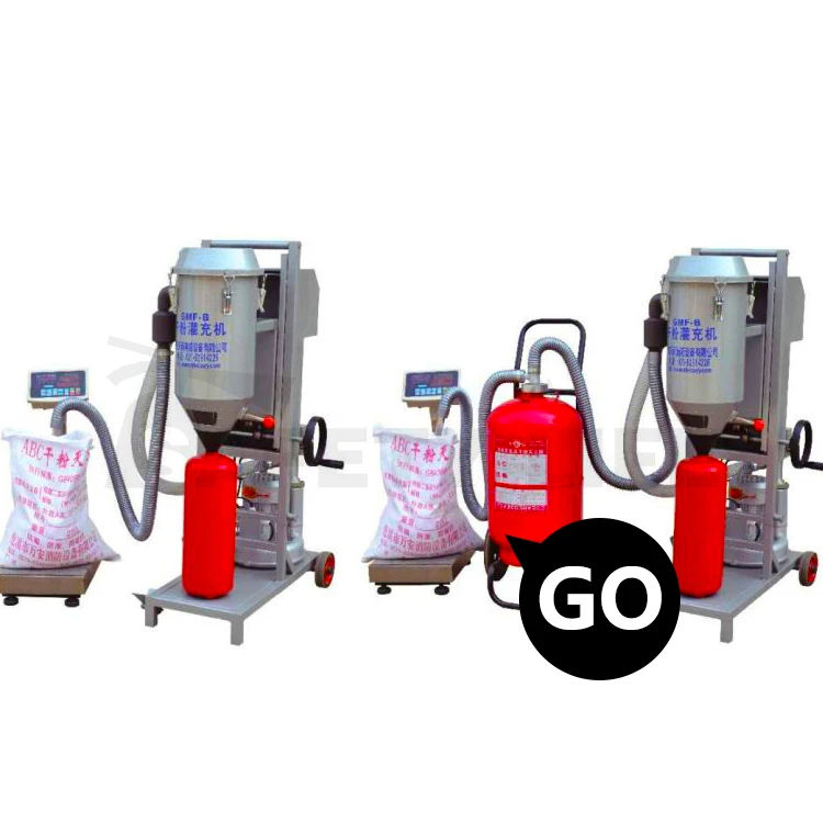 Fire extinguisher hydrostatic testing machine/dry chemical fire extinguisher filling machine