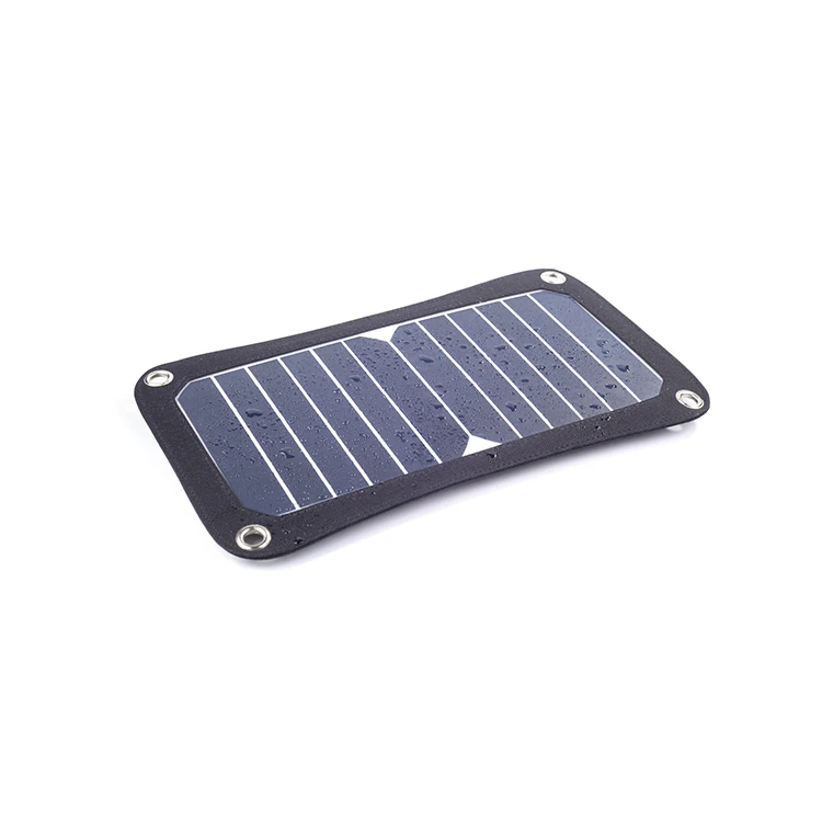 6.5w Portable Battery 3.7V Solar Panel Charger 5V Power USB Solar Panel Power Bank Outdoor Hiking Camping Battery Charger