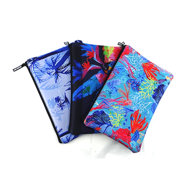 Неопреновый чехол для ноутбука модные сумки макияжа моющаяся косметичка персонализированная сублимационная печать сумка хранения на молнии