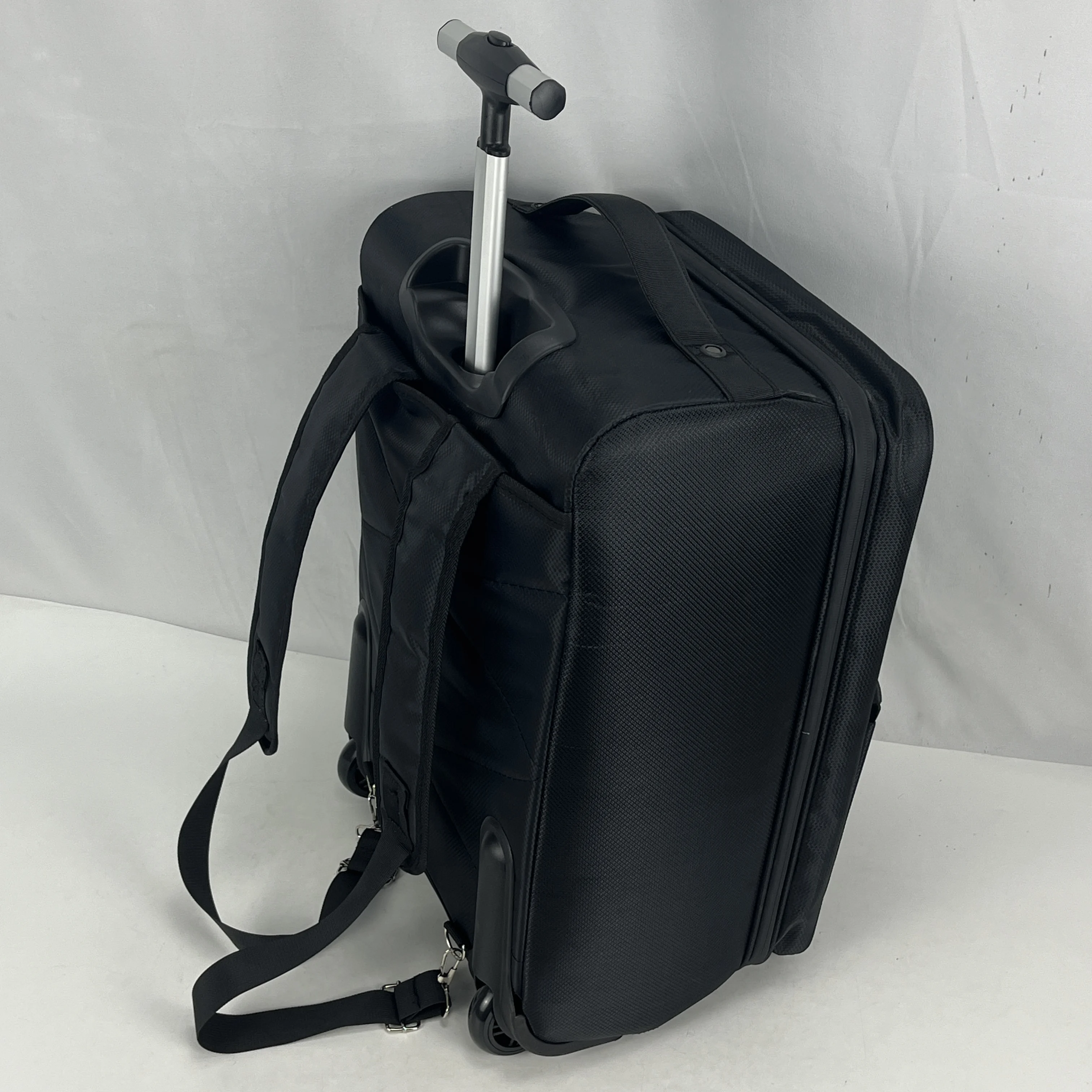 Factory Wholesale Men Women two Wheels 3 pieces set Suitcase Bag Polyester Luggage Backpack Type Trolley One  travelling luggage