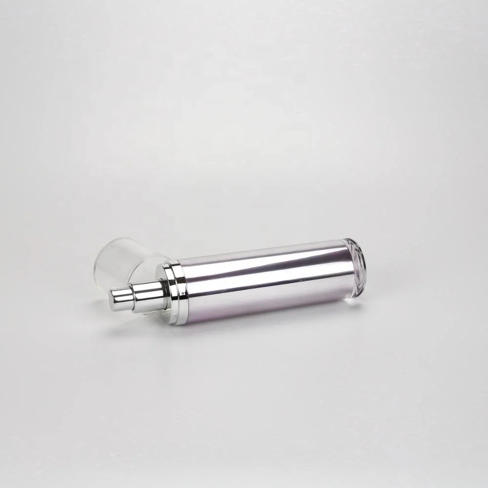Ningbo export silver serum bottles deodorant container roll on lotion acrylic 100ml pump bottle