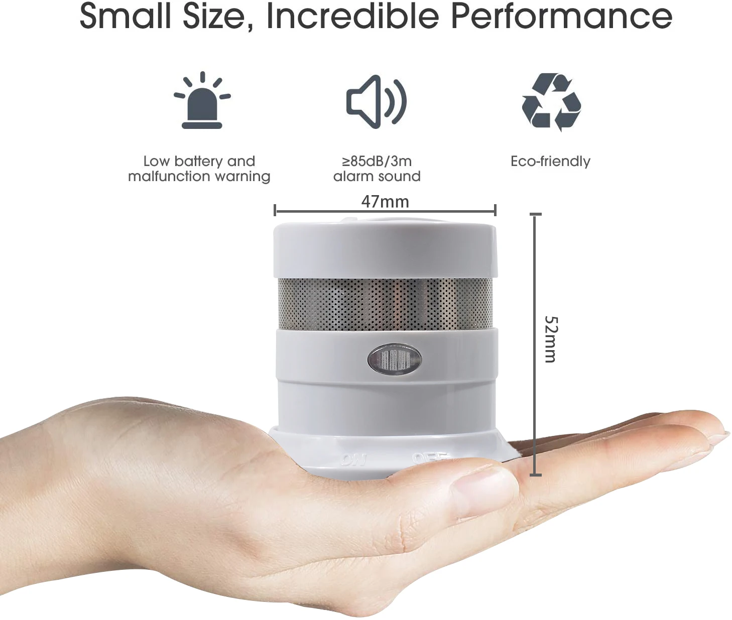 12 years factory direct supply mini co gas detector with Figaro Electrochemical CO sensor