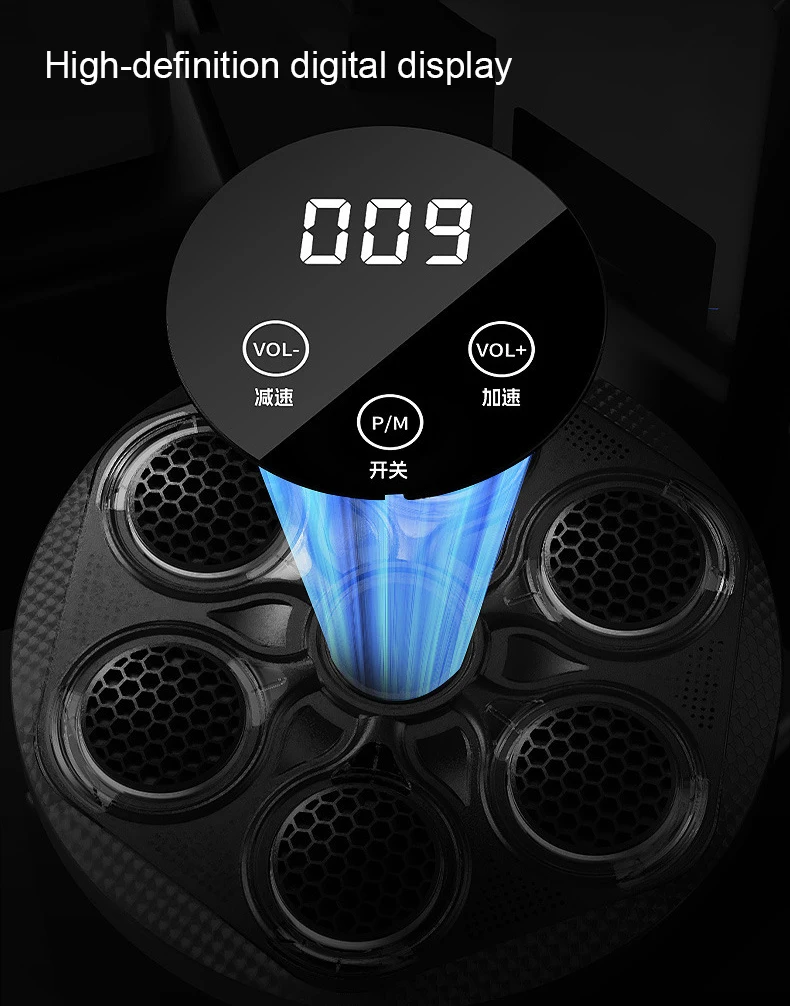2024 NEW Arrivals Home Office Gym Workout Wall Mount Boxing Target Smart Bluetooth Music Boxing Machine